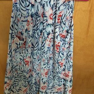 Ladies interchangeable front to back blouse